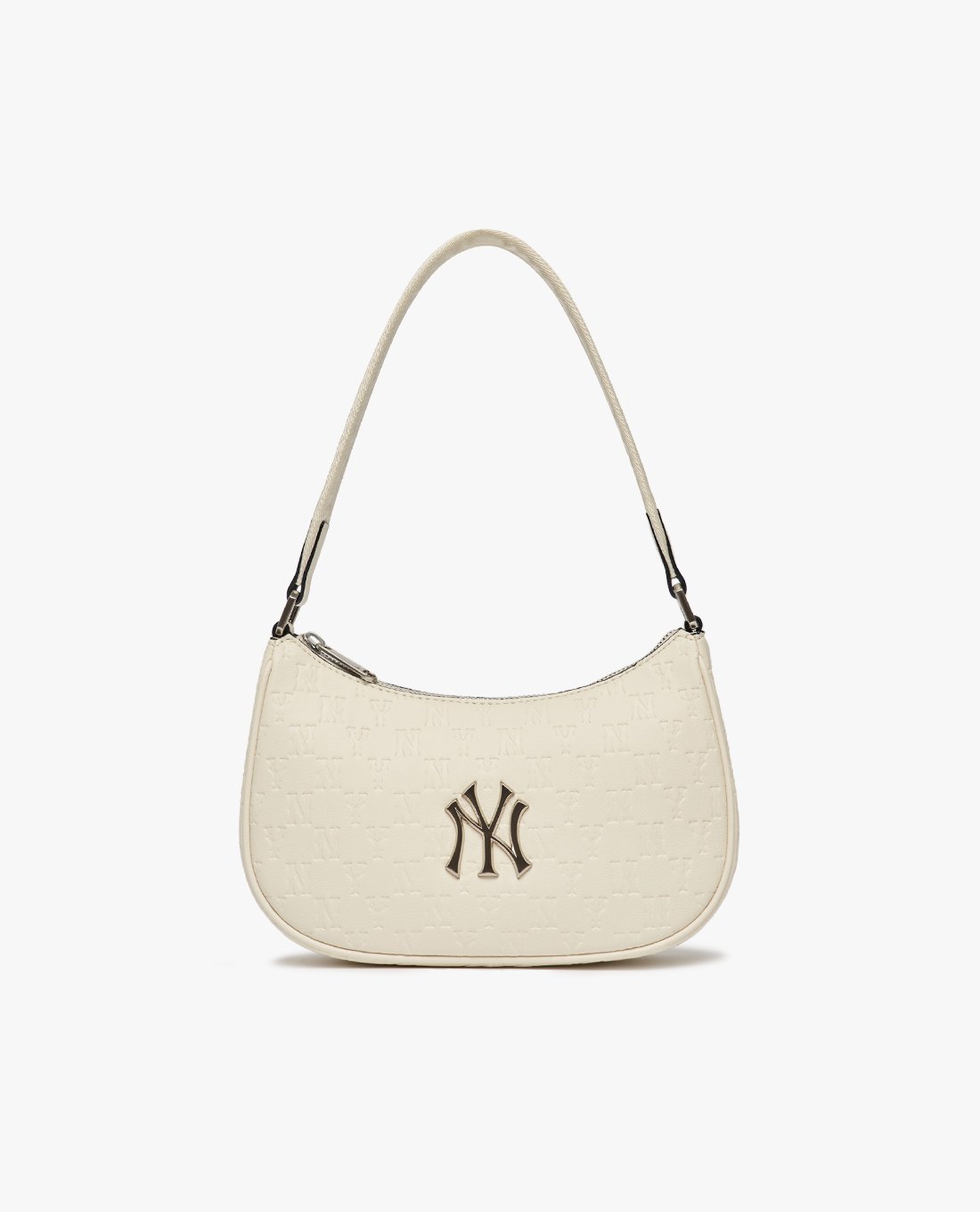 MLB - Túi đeo vai nữ chữ nhật Monogram Embo Hobo