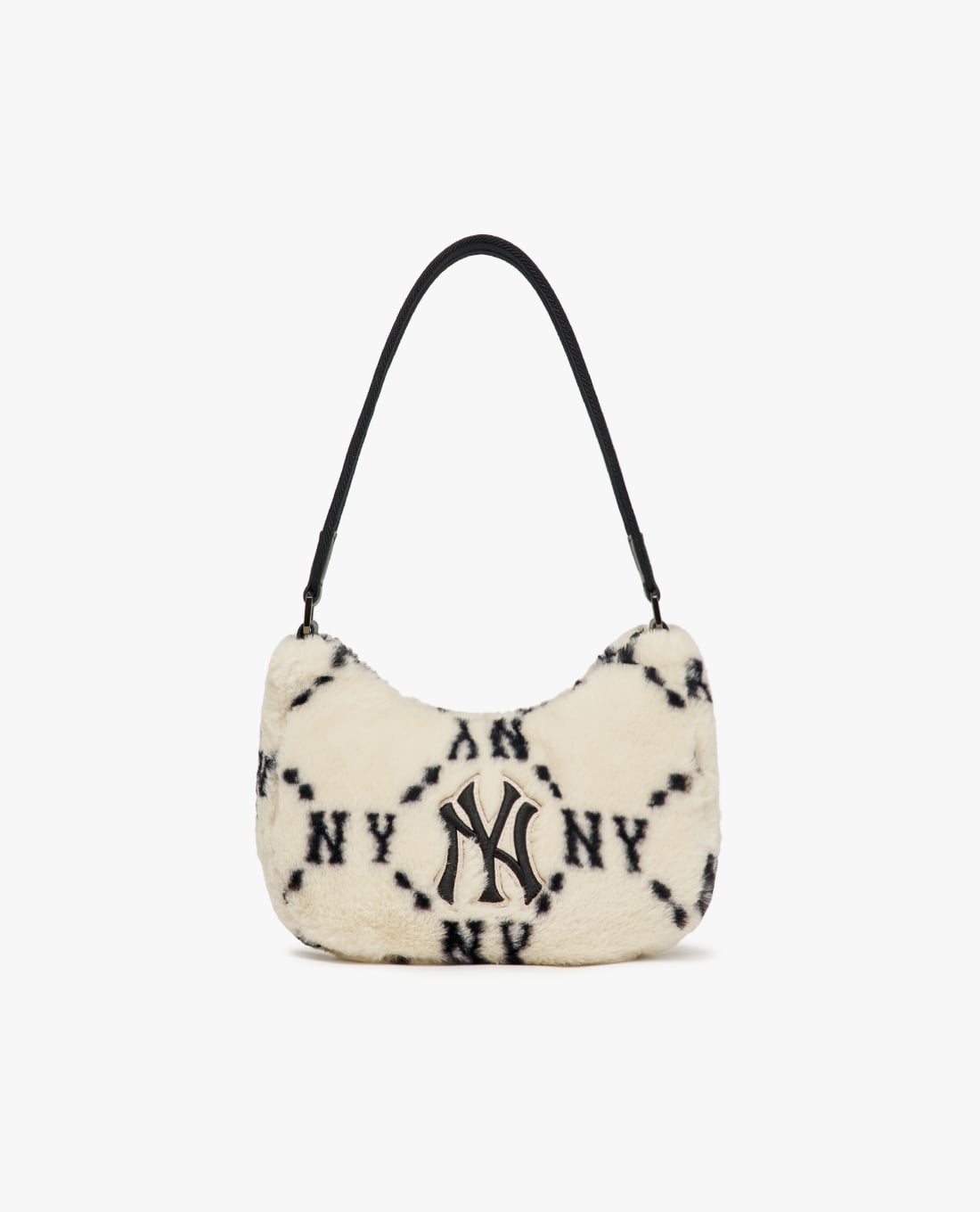 MLB - Túi đeo vai Diamond Monogram Fur Hobo
