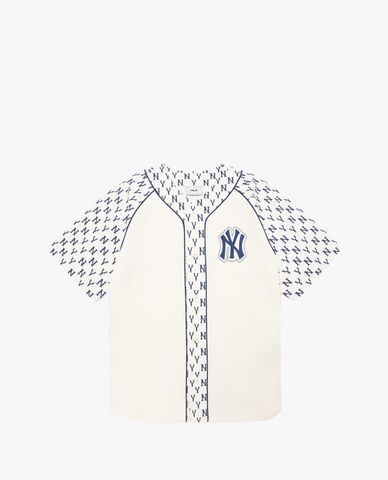  MLB - Áo thun bóng chày ngắn tay thời trang 