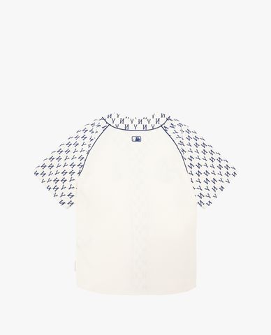  MLB - Áo thun bóng chày ngắn tay thời trang 