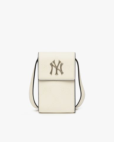  MLB - Túi đeo chéo chữ nhật Monogram Diamond Dia Embo 