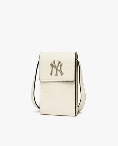  MLB - Túi đeo chéo chữ nhật Monogram Diamond Dia Embo 