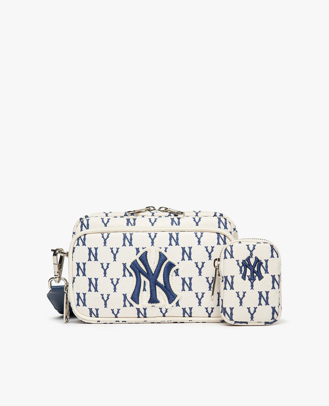 MLB - Túi đeo chéo unisex phom chữ nhật Monogram