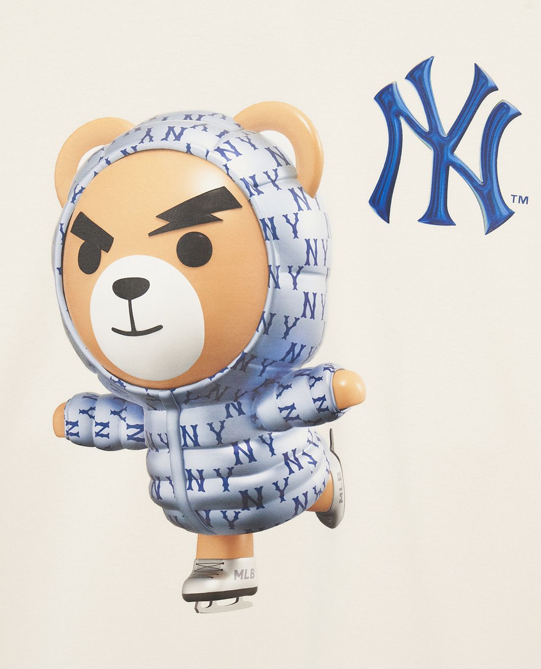 MLB - Áo sweatshirt unisex cổ tròn tay dài Mega Bear Winter