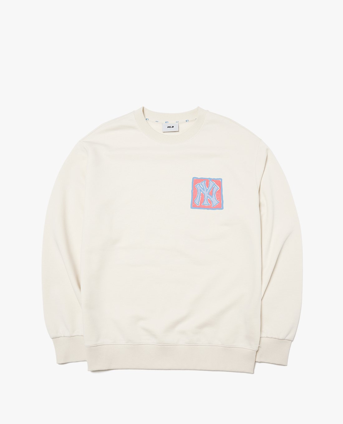 MLB - Áo sweatshirt phom suông LIKE Back Square Print