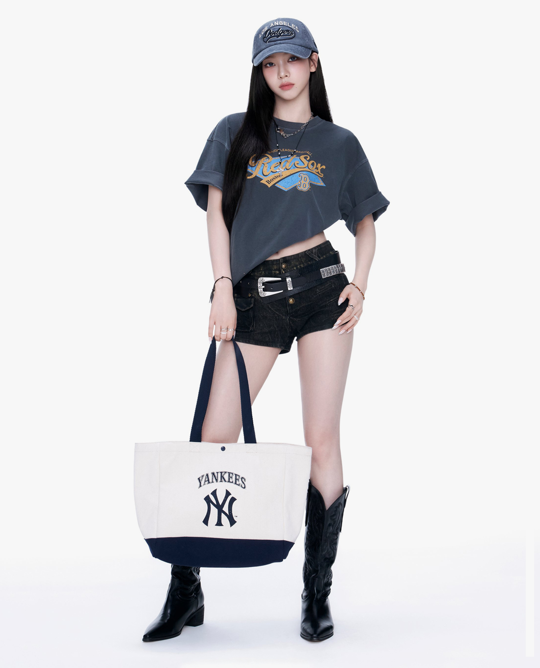 MLB - Túi tote unisex Vintage Lettering Shopper MLB Việt Nam