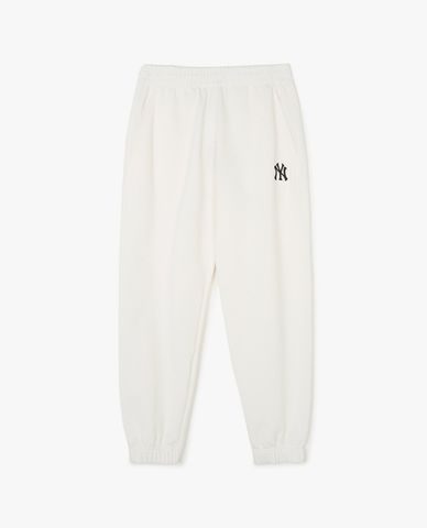  MLB - Quần jogger unisex lưng thun phối logo thời trang 