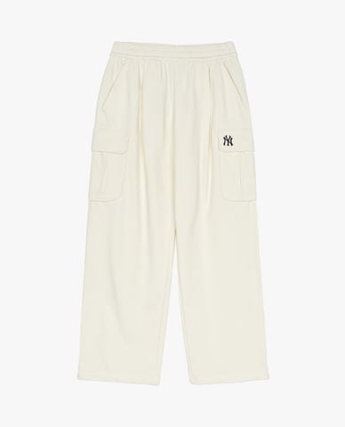  MLB - Quần dài unisex ống rộng Basic Small Logo Cargo 