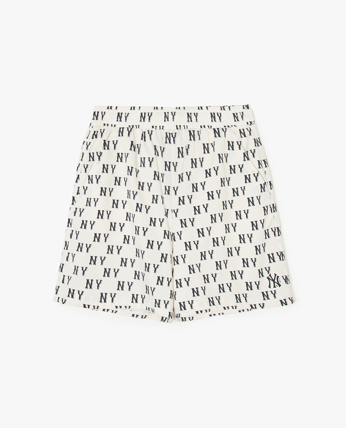 MLB - Quần short unisex ống rộng lưng thun Classic Monogram
