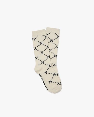  MLB - Vớ cổ cao Monogram Diamond 