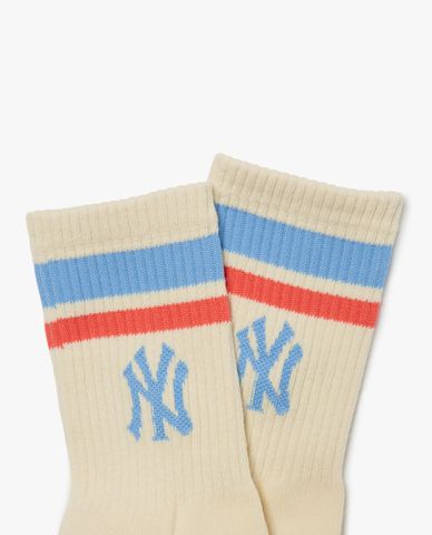  MLB - Vớ cổ cao unisex kẻ sọc thời trang 