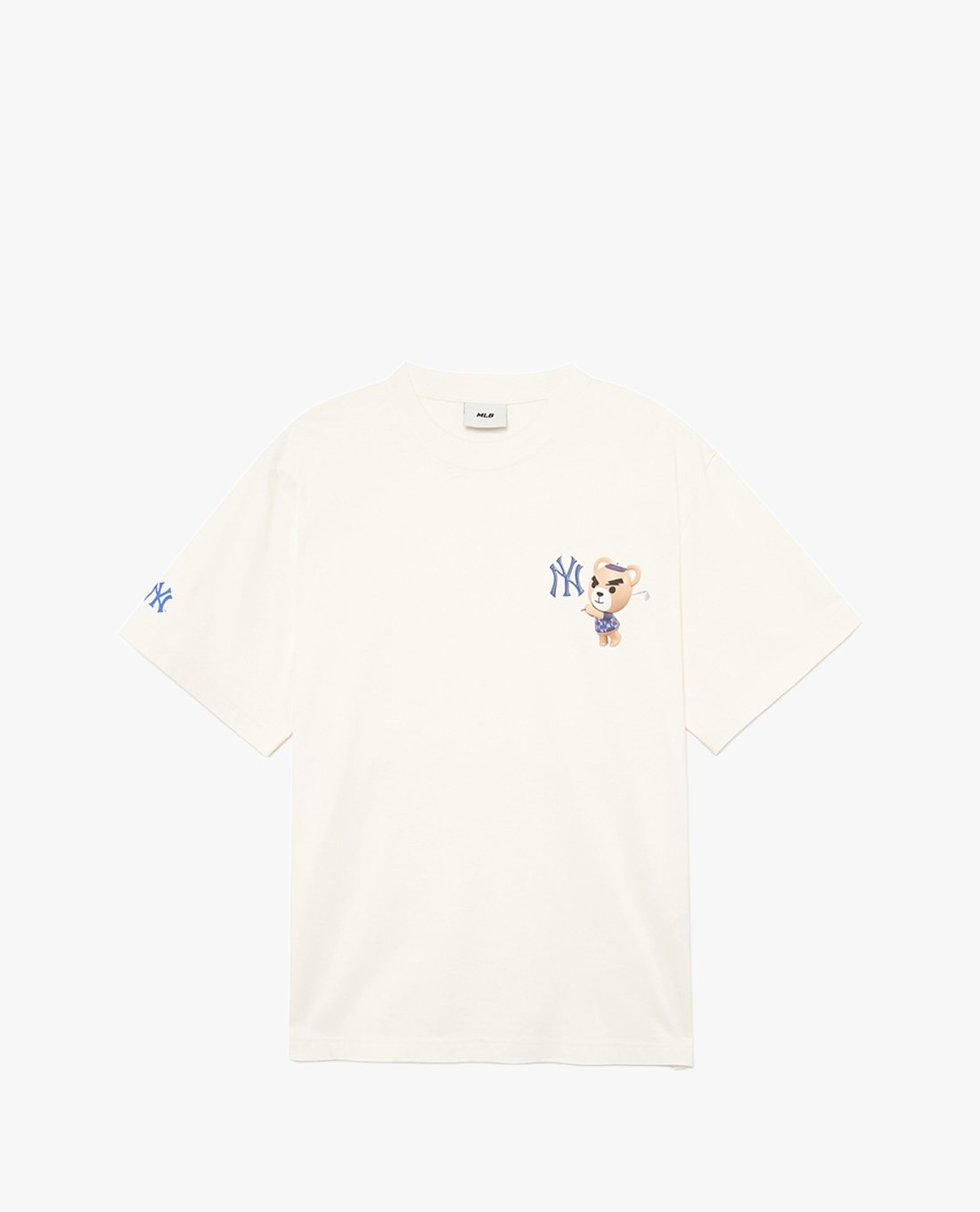MLB - Áo thun unisex cổ tròn tay ngắn thời trang