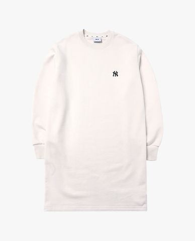  MLB - Đầm mini phom suông tay dài Big Logo 