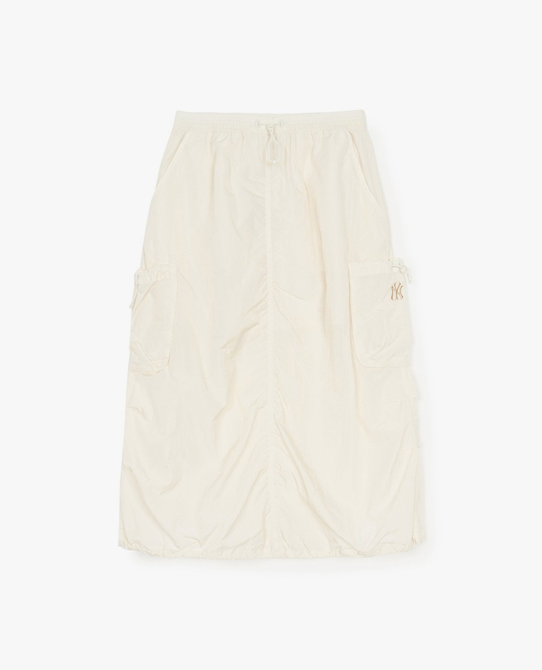 MLB - Chân váy phom suông midi Gorpcore Glossy Nylon