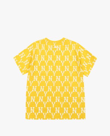  MLB - Áo thun cổ tròn ngắn tay Monogram Mix Pocket 