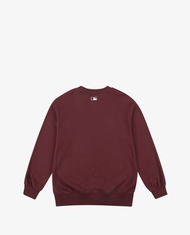  MLB - Áo sweatshirt tay dài cổ tròn phối logo 