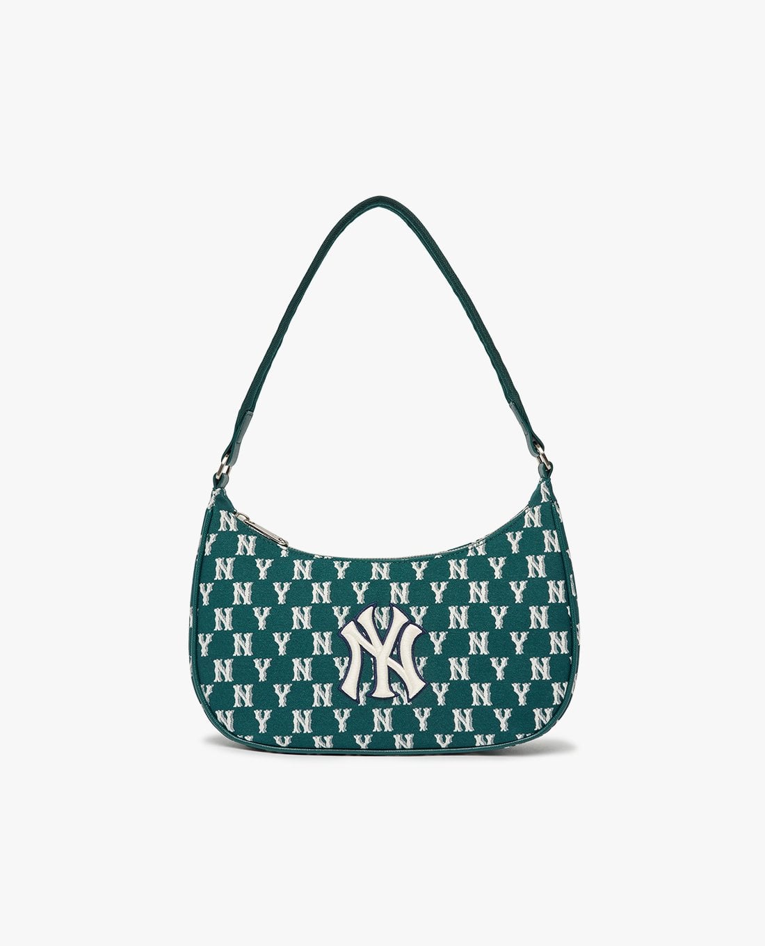MLB - Túi đeo vai chữ nhật Classic Monogram Jacquard Hobo