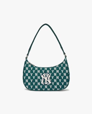  MLB - Túi đeo vai chữ nhật Classic Monogram Jacquard Hobo 