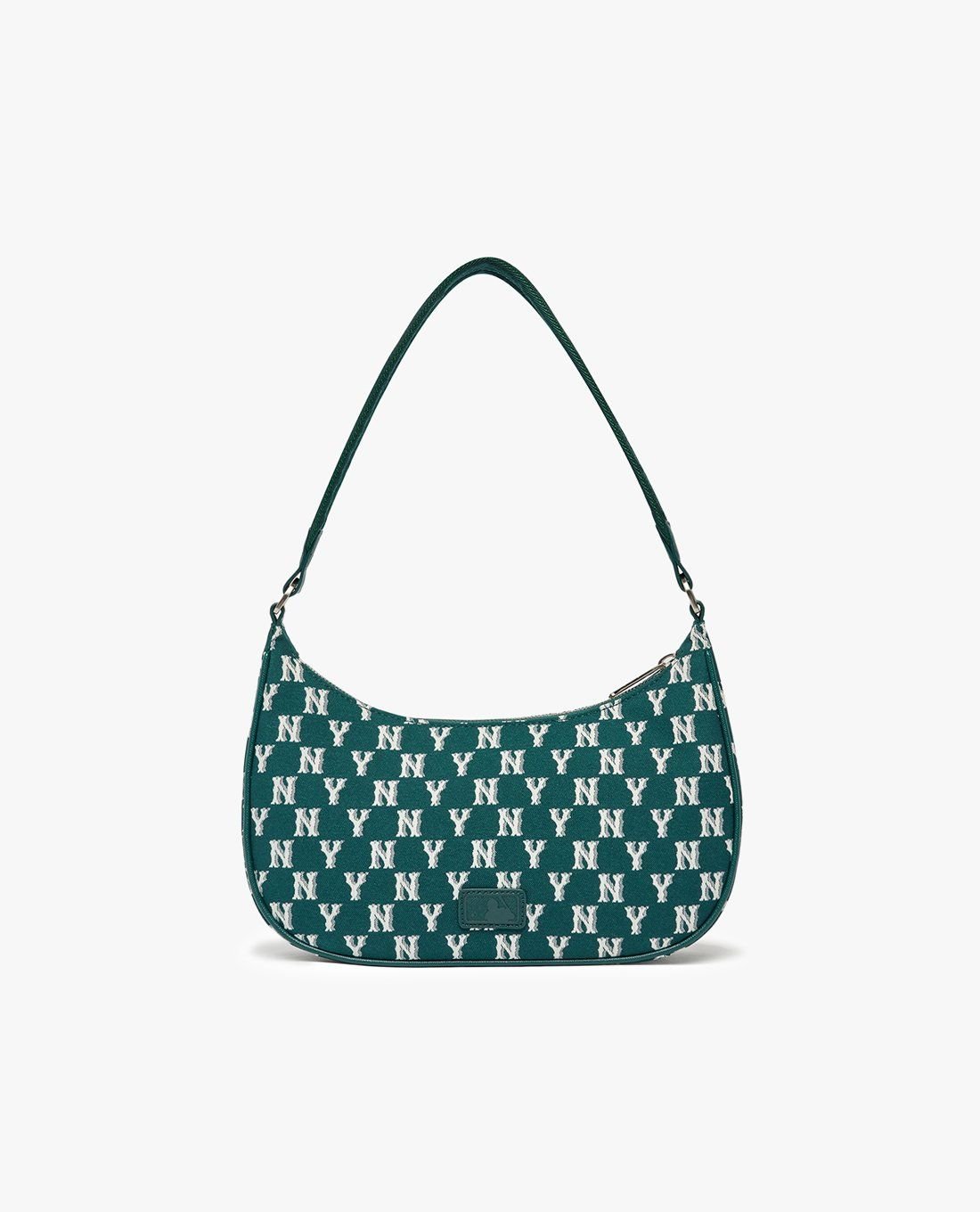 ★MLB Korea★ Classic Monogram Jacquard Hobo Bag B DBrown 3A MLB Monogram Jacquard Boston Red Sox Hobo Bag Hand Bag MLB