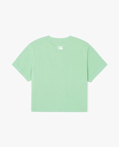  MLB - Áo croptop nữ cổ tròn tay ngắn Basic Small Logo 