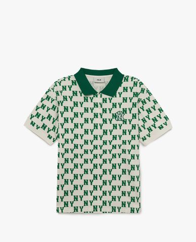  MLB - Áo polo nữ tay ngắn Classic Monogram Full Board 