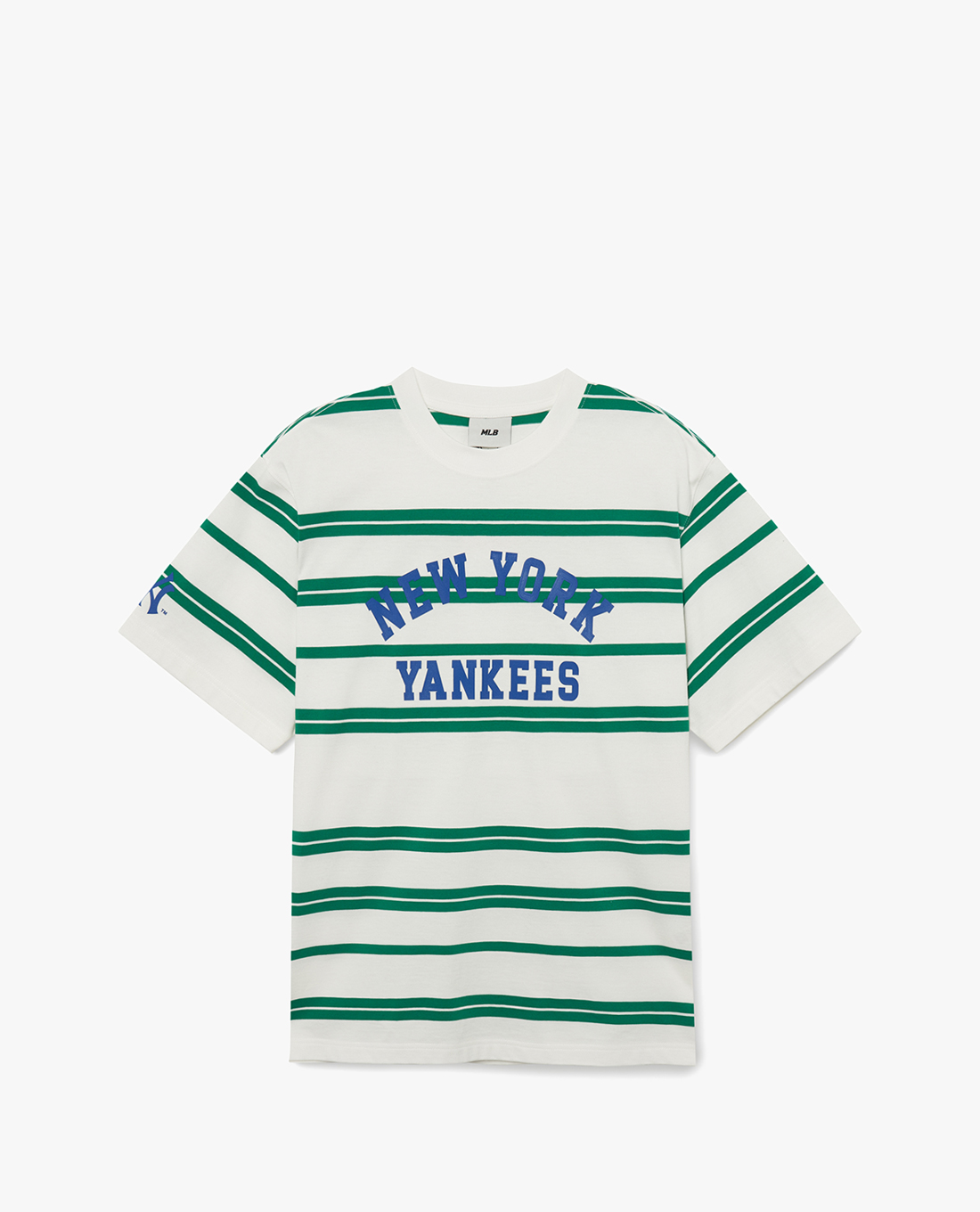 [MLB] Varsity Stripe Overfit Short Sleeve T-Shirt/追跡付 MLB - Áo thun unisex Varsity Stripe Overfit MLB Việt Nam