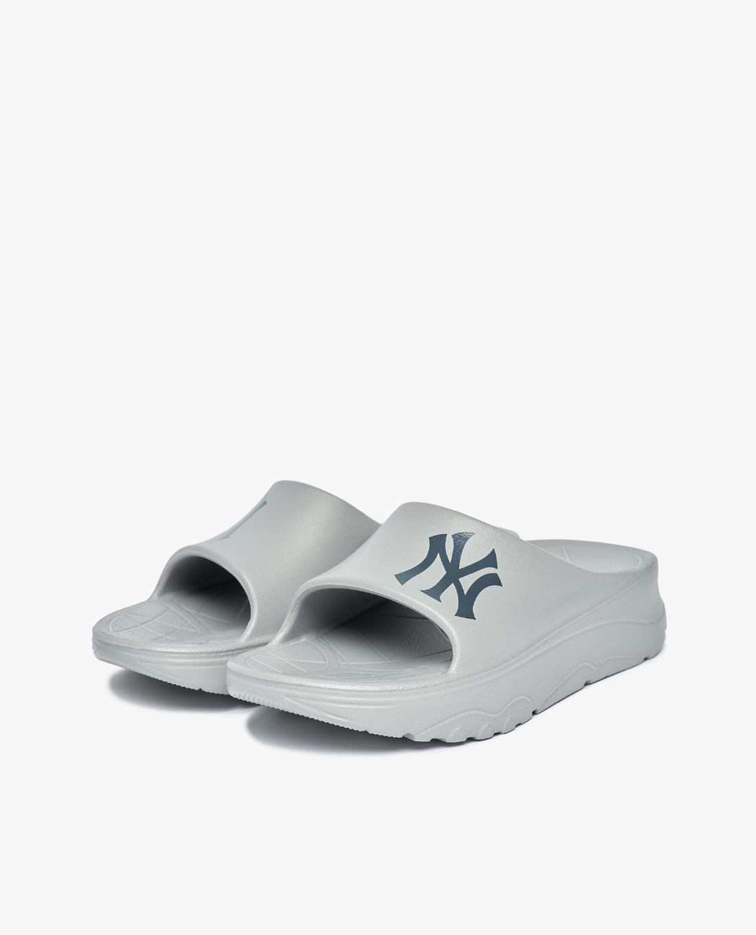 MLB - Dép quai ngang bản rộng cá tính Chunky