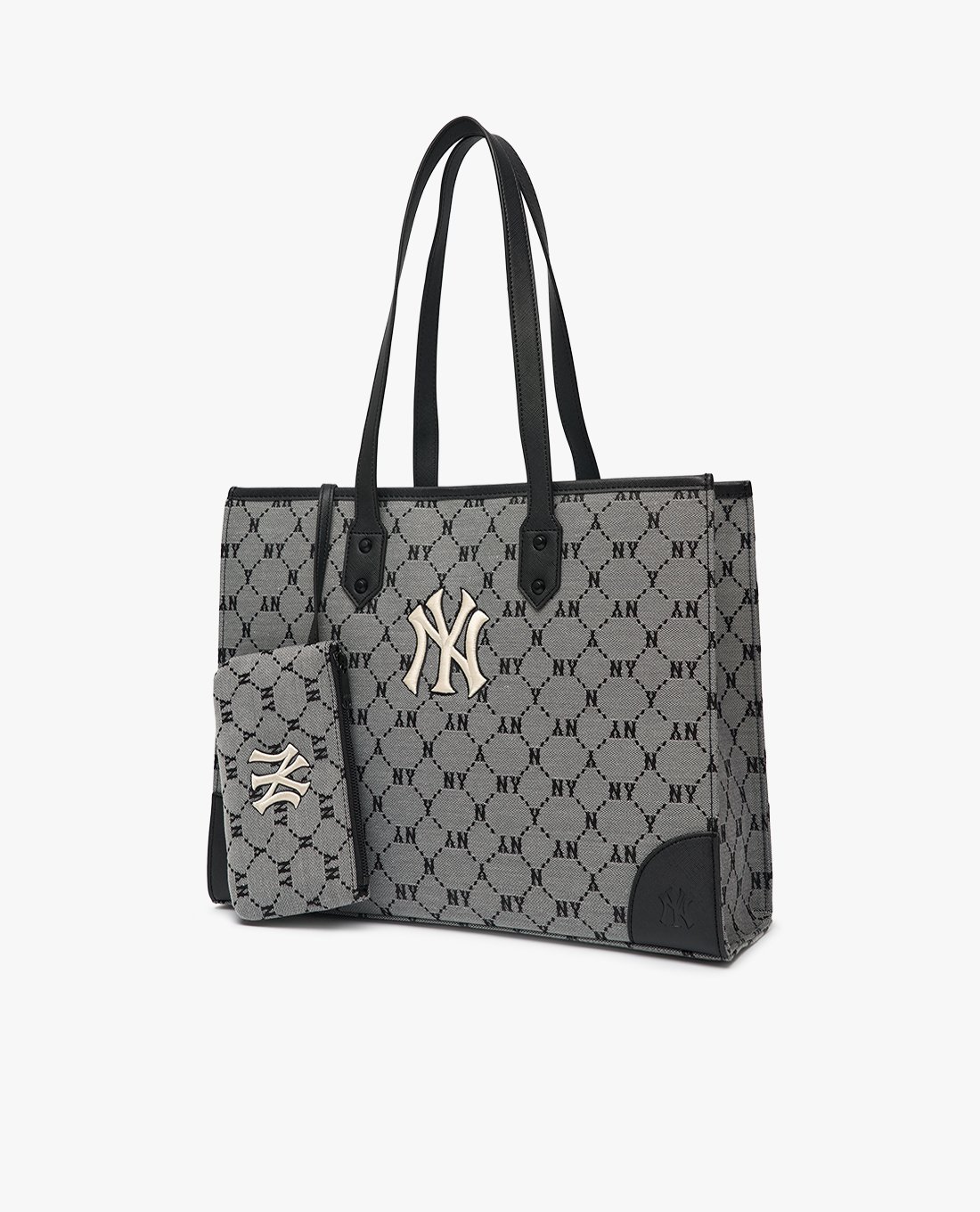 ☆MLB Korea☆ Diamond Monogram Jacquard Tonton Color Block M MLB KOREA] Diamond Monogram Jacquard Mini Cross Bag New York