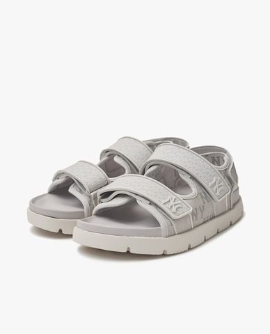  MLB - Giày sandals unisex đế thấp Chunky Liner Monogram 