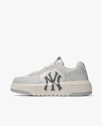  MLB - Giày sneakers unisex cổ thấp Chunky Liner Denim Classic Monogram 