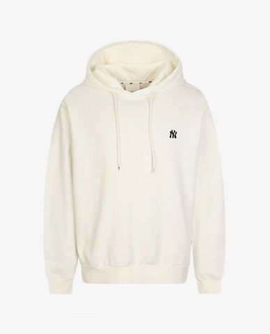  MLB - Áo hoodie tay dài phối mũ trùm Small Logo 
