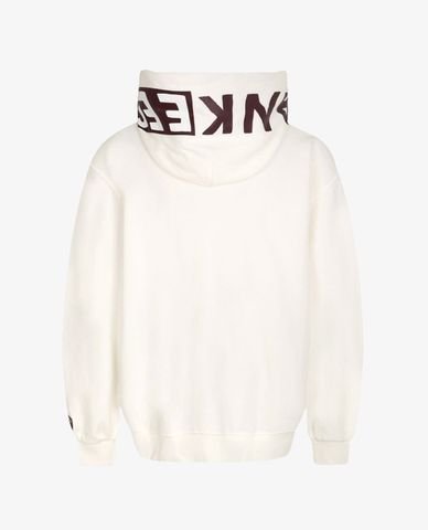  MLB - Áo hoodie tay dài phối mũ trùm New York Yankees 