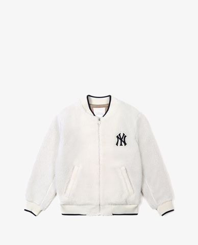  MLB - Áo khoác bomber phối lông Boa Fleece Baseball 