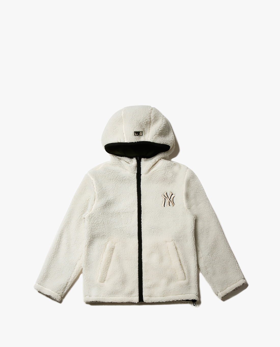 MLB - Áo khoác lông phối mũ Reversible Wool Fleece