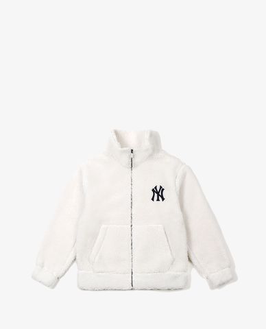  MLB - Áo khoác lông cổ cao Boa Fleece Logo 