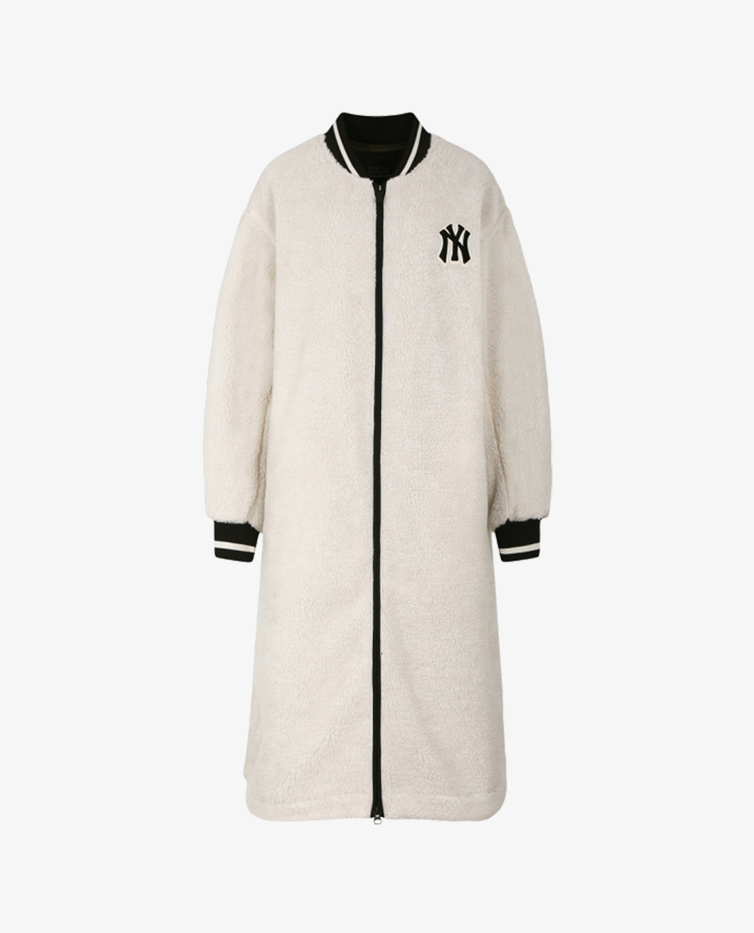 MLB - Áo khoác kiểu phom suông dài New York Yankees Boa Fleece