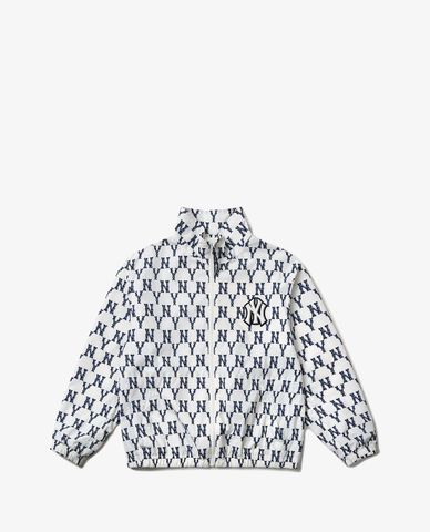  MLB - Áo khoác kiểu nữ tay dài cổ đứng Monogram 