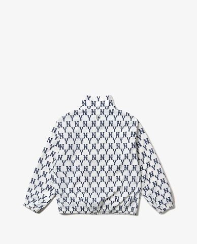  MLB - Áo khoác kiểu nữ tay dài cổ đứng Monogram 