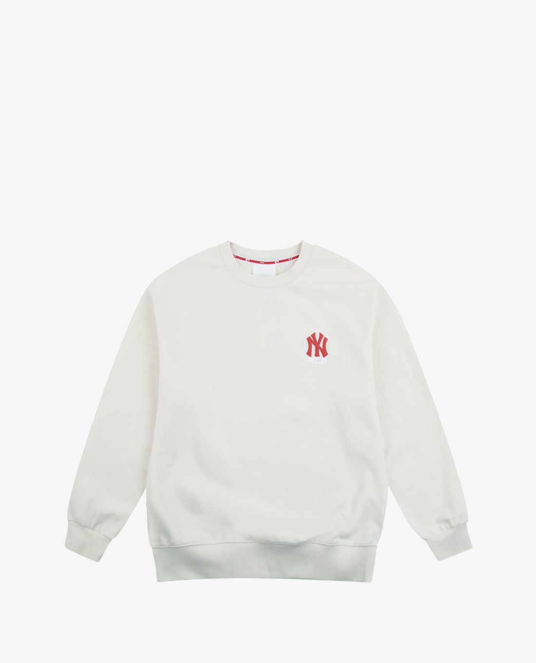 MLB - Áo sweatshirt tay dài phối logo New York Yankees