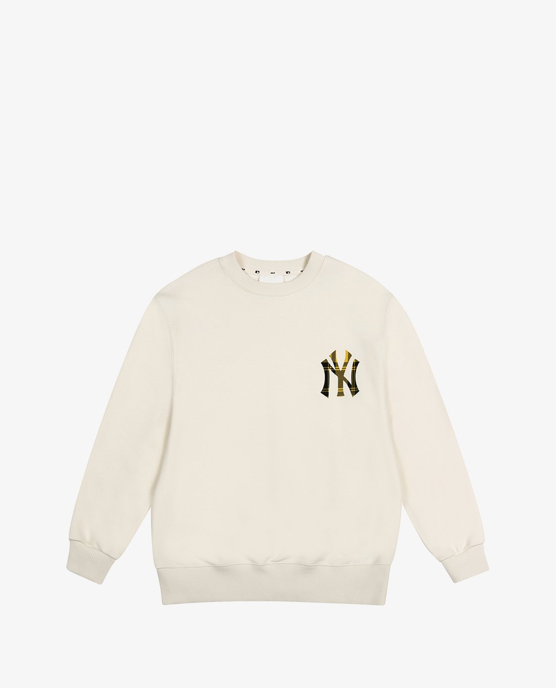 MLB - Áo sweatshirt phom suông tay dài Check Front Logo