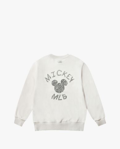  MLB - Áo sweatshirt tay dài cổ tròn Mickey 