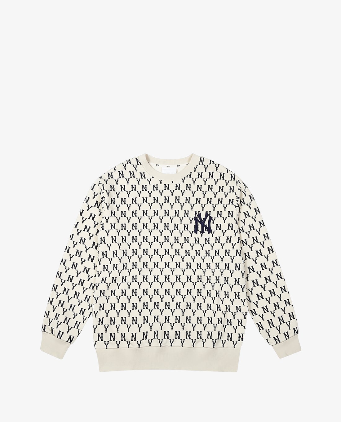 MLB - Áo sweatshirt tay dài cổ tròn Full Side Monogram Overfit