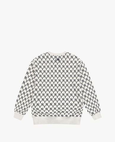  MLB - Áo sweatshirt họa tiết Monogram 