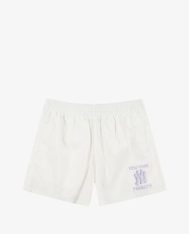  MLB - Quần short nữ lưng thun Play Nylon 