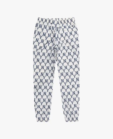  MLB - Quần jogger nữ lưng thun Crayon Monogram 