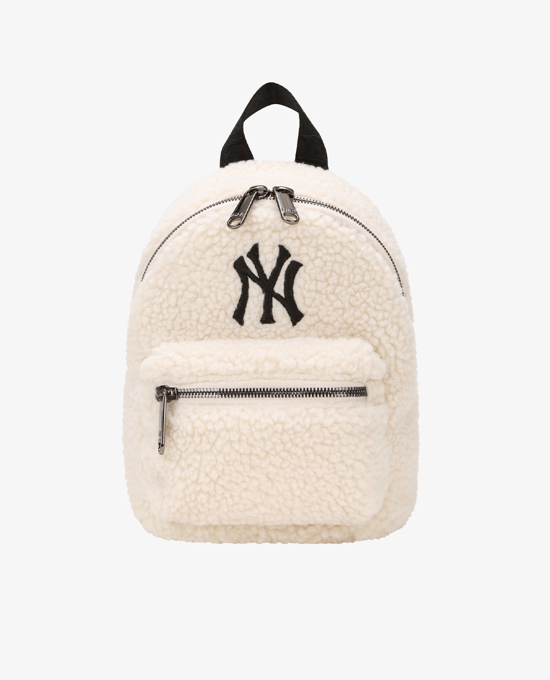 MLB - Balo dáng vuông phối lông Wool Fleece Mini
