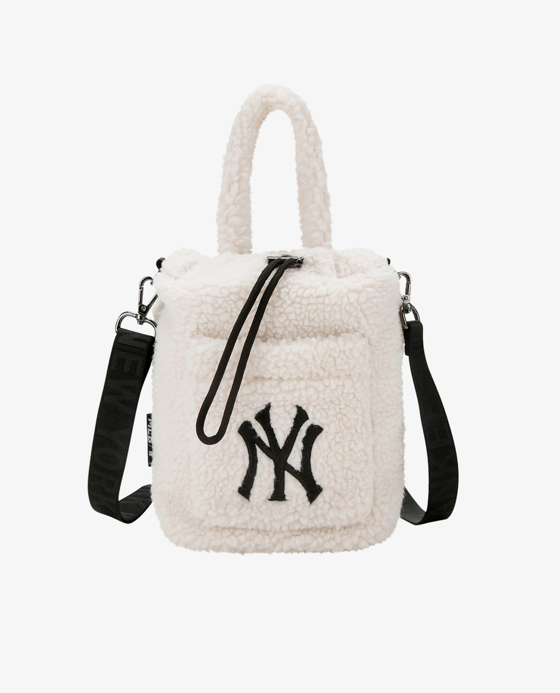 MLB - Túi đeo chéo hình trụ đứng Wool Fleece Bucket Hat