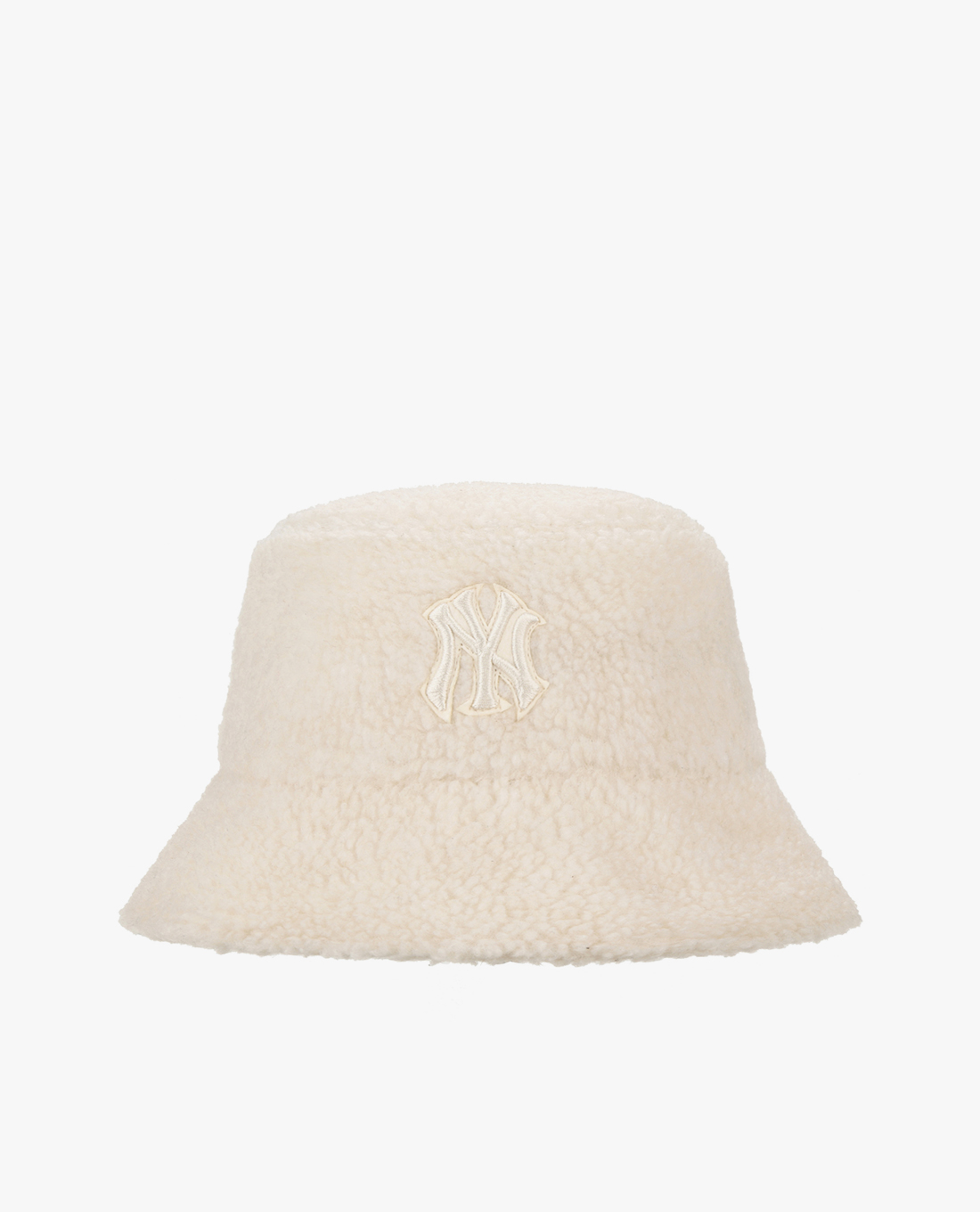MLB - Nón bucket phối lông Custard Cream