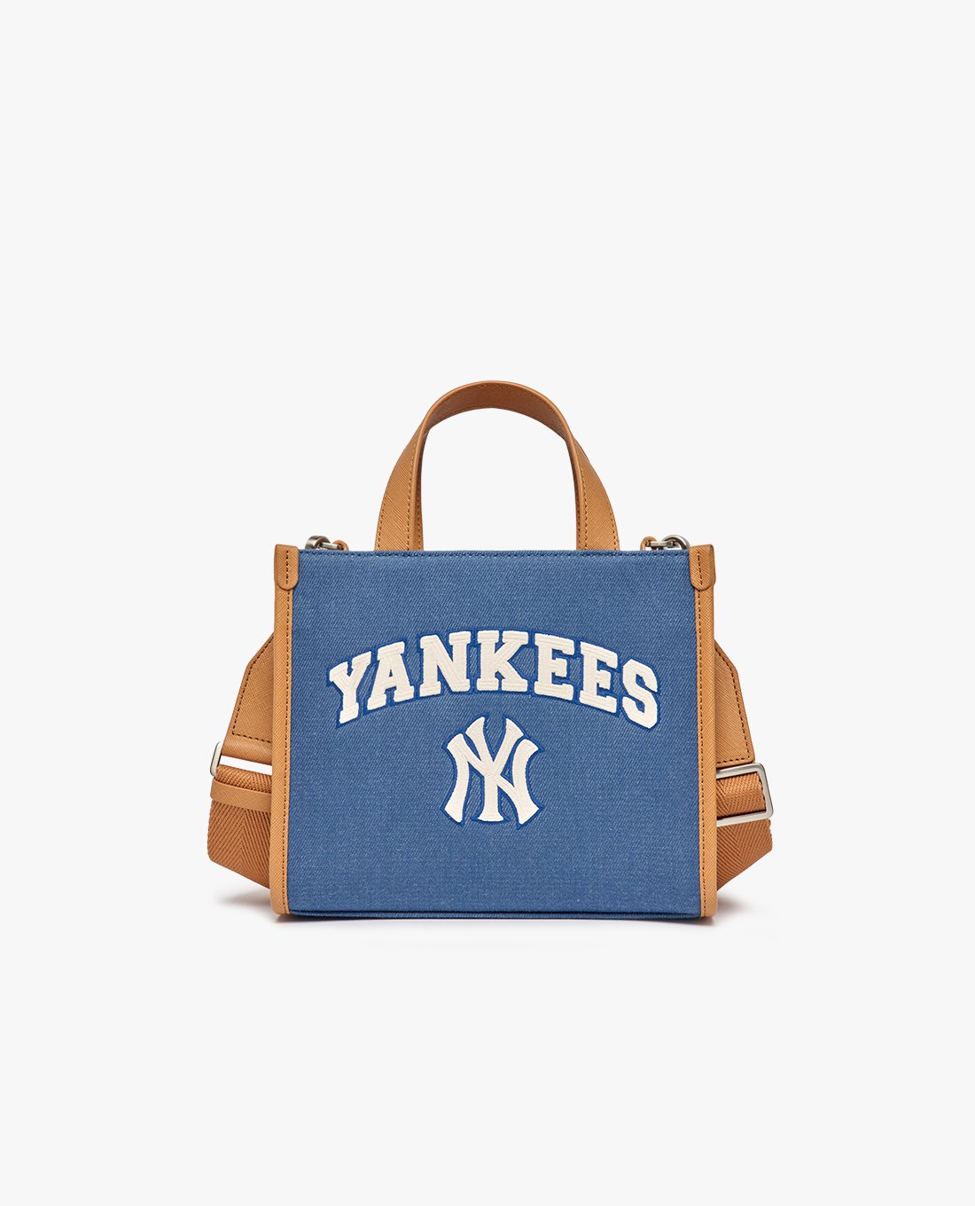 MLB - Túi tote nữ phom chữ nhật Varsity Canvas Mini