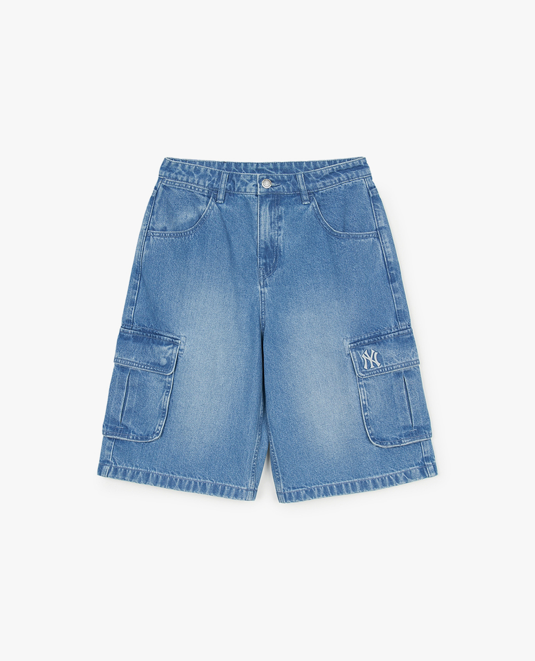 MLB - Quần shorts jeans nữ Basic Cargo